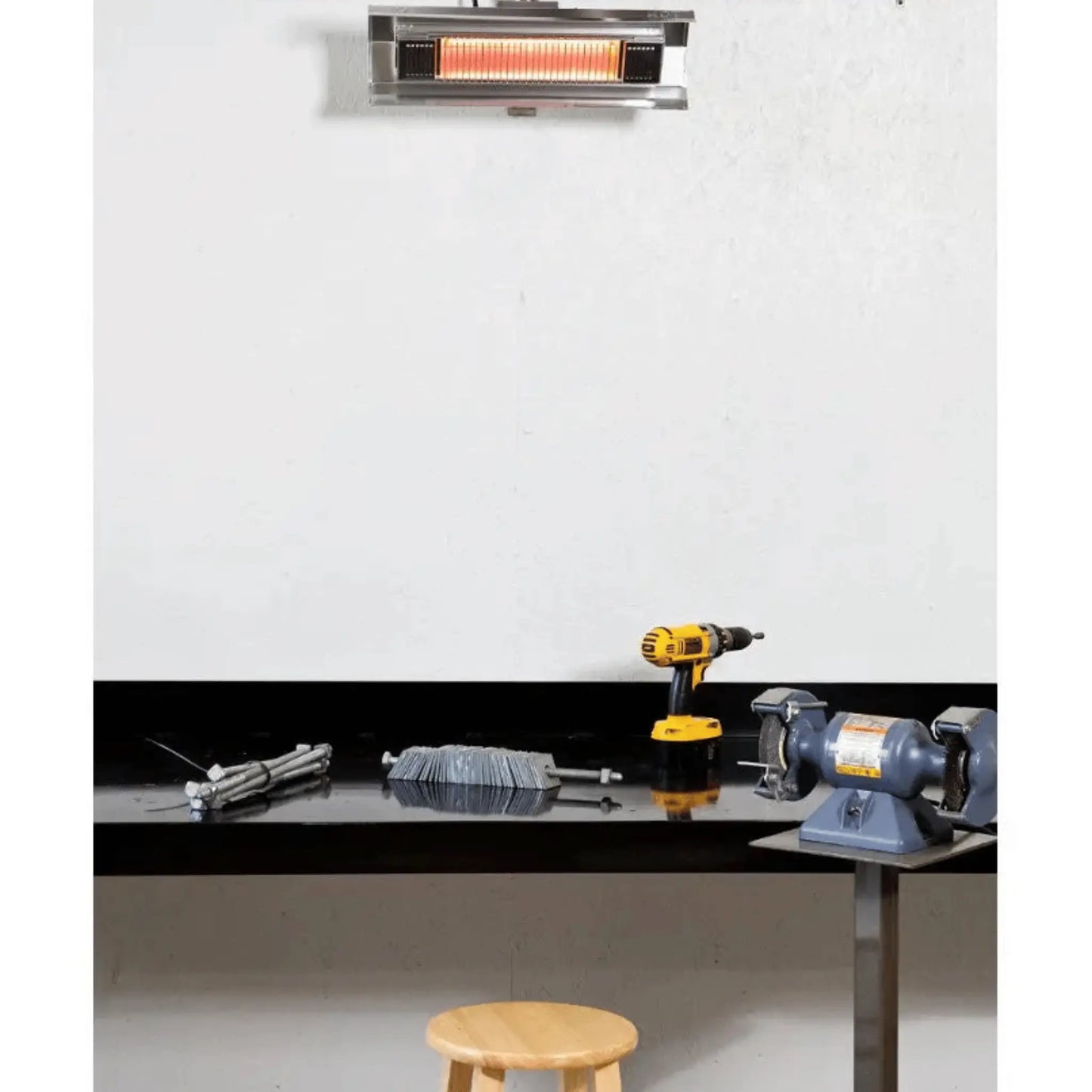 Fire Sense Wall Mounted Electric Patio Heater - Feature Detail
