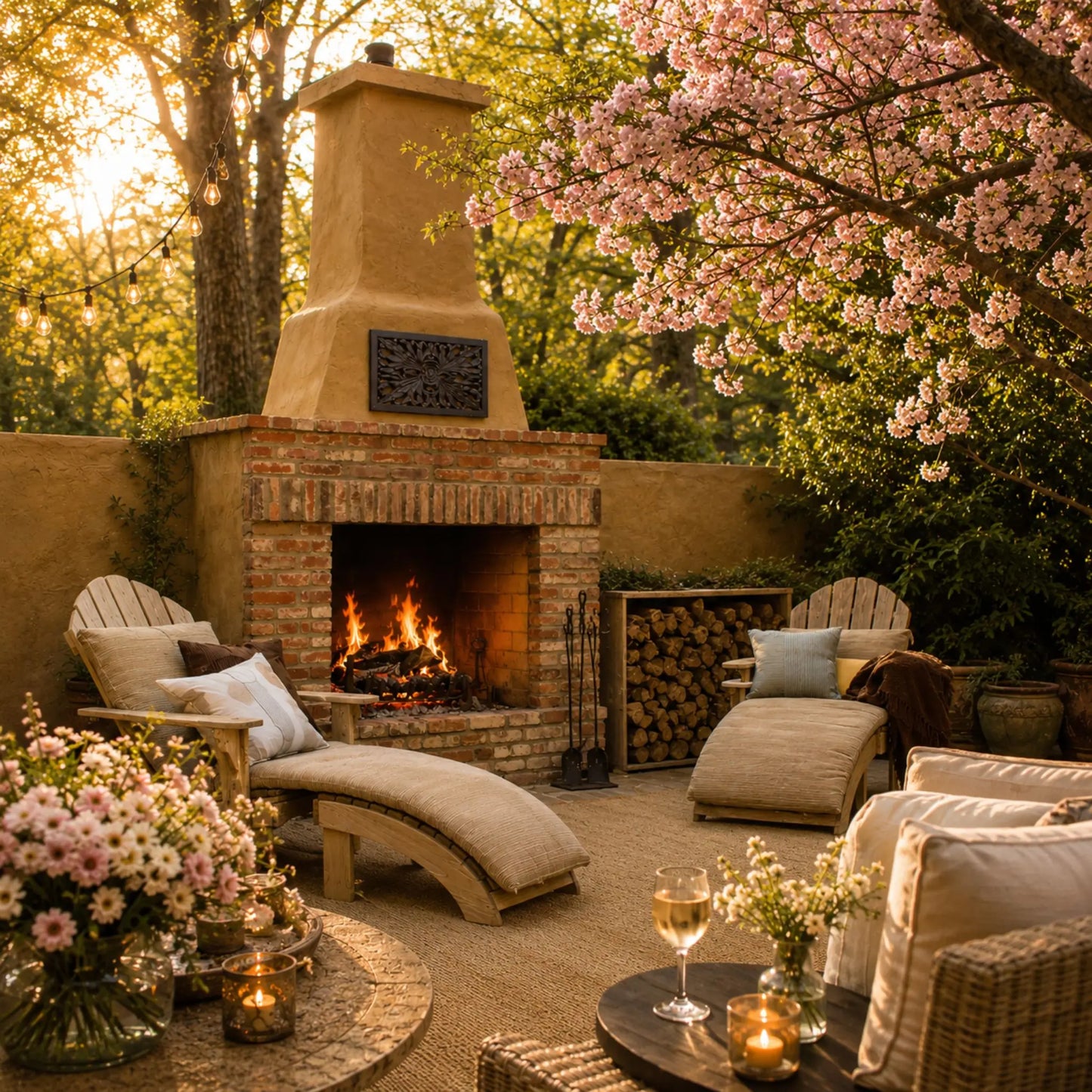 FireRock Pre-Fabricated Outdoor Wood Burning Fireplace – Masonry Outdoor Fireplace – Features Overview