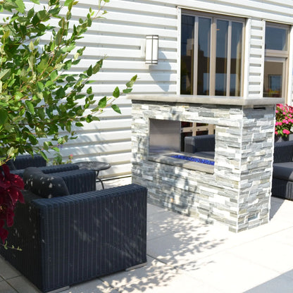 Fire Gear Kalea Bay Outdoor Linear Gas Fireplace – Luxury Outdoor Living Installation