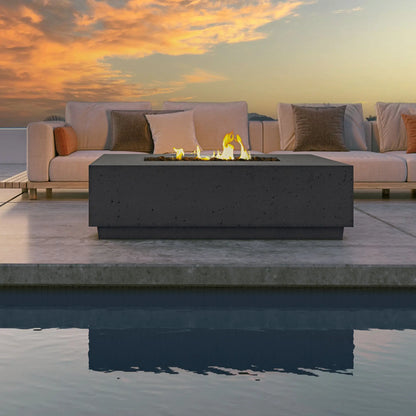 Fire Gear Sanctuary Series GFRC Fire Bowl – Arctic Finish Close-Up