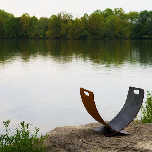 Wings of Flight Outdoor Log Rack