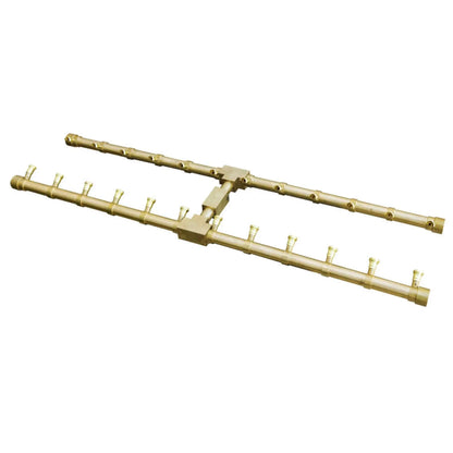Fire Gear Pro Sanctuary Series Outdoor Gas Fire Pit Table | 76-Inch | Pro Brass Burners | GFRC