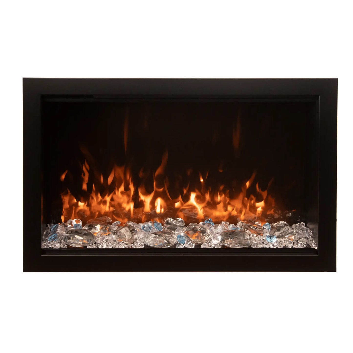 Amantii TRD Lumina Electric Fireplace - Detail View