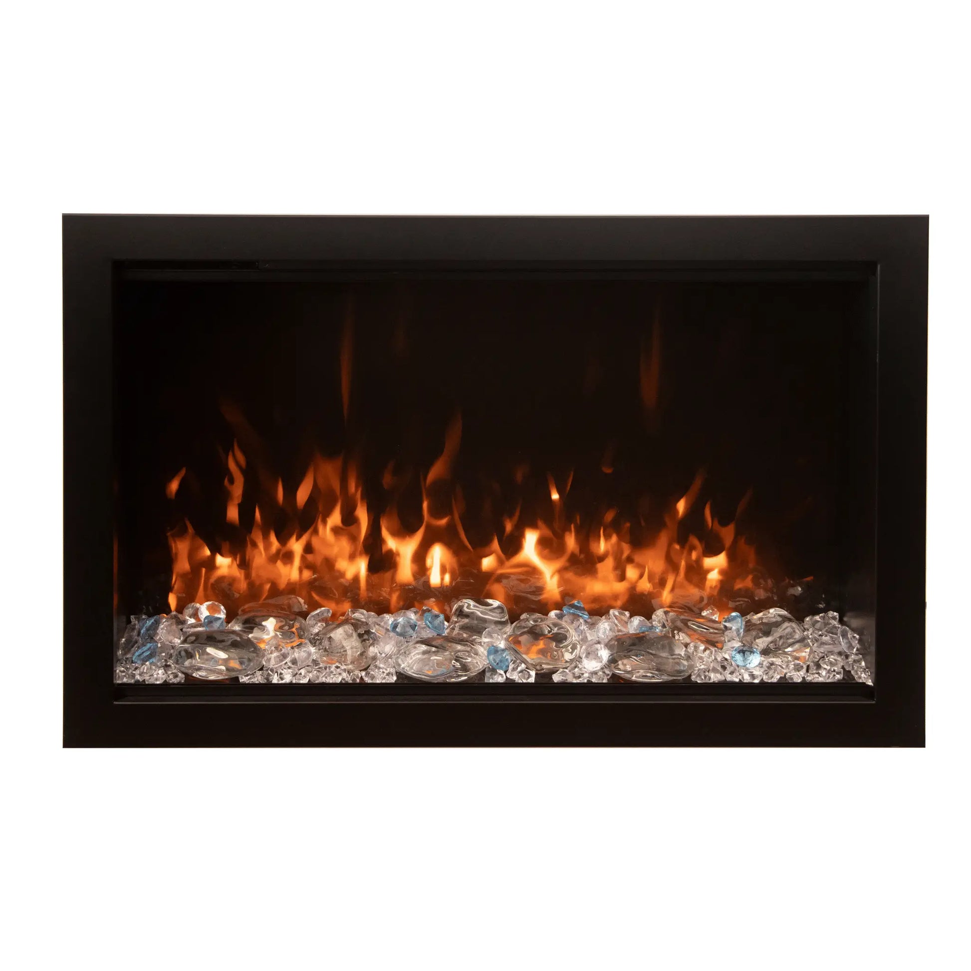 Amantii TRD Lumina Electric Fireplace - Detail View