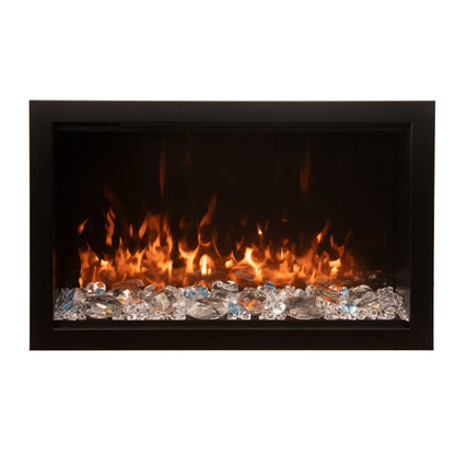 Amantii TRD Lumina Electric Fireplace - Detail View