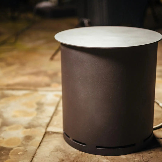 Fire Pit Art Steel Propane Tank Cover | Handcrafted Carbon Steel