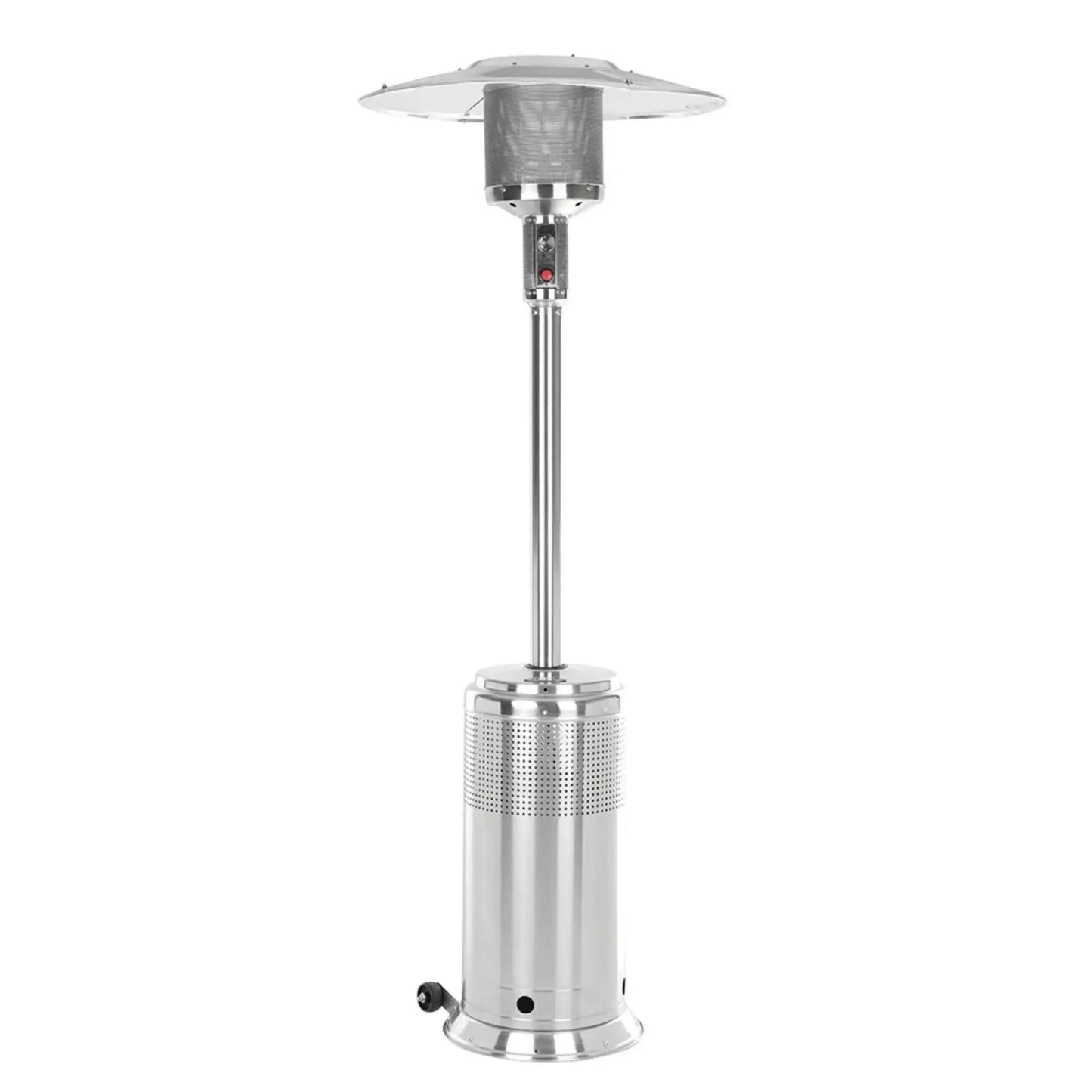 Fire Sense Stainless Steel Pro Series Propane Patio Heater - Angle View
