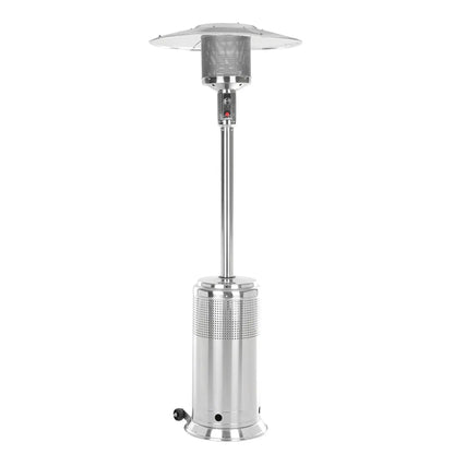 Fire Sense Stainless Steel Pro Series Propane Patio Heater - Angle View