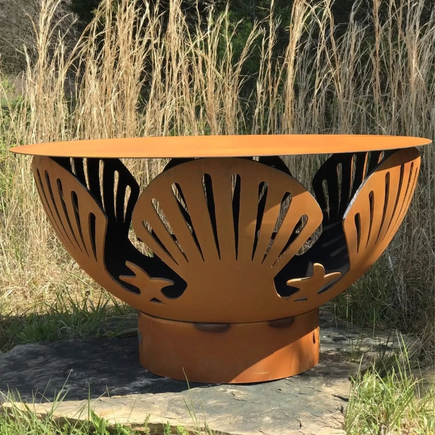 Fire Pit Art Steel Fire Pit Table Top Lid | 43-Inch