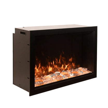 Amantii TRD Lumina Electric Fireplace - Lifestyle View