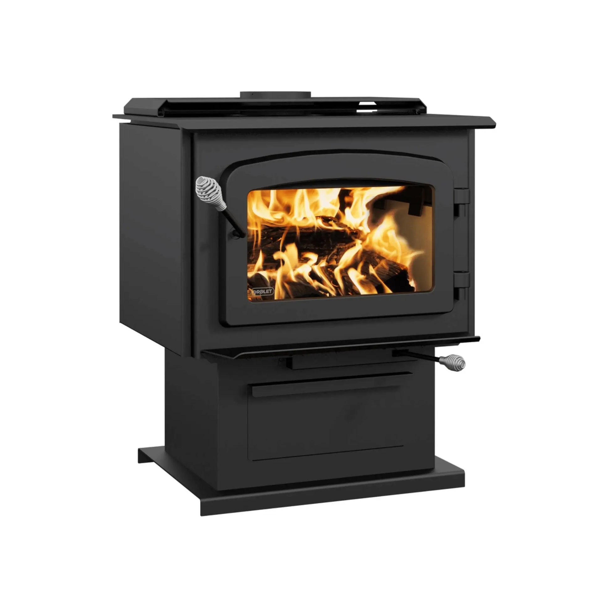Drolet Escape 1800 Wood Stove - Side View