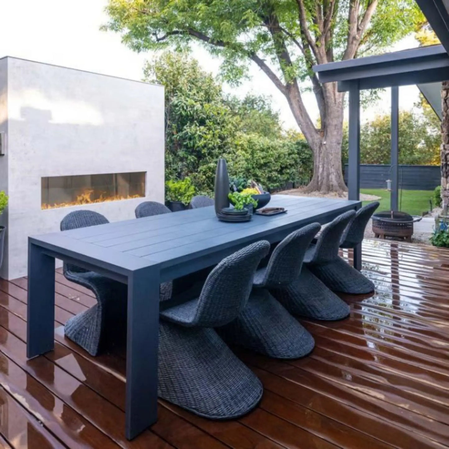 Kalea Bay Outdoor Fireplace - Additional View