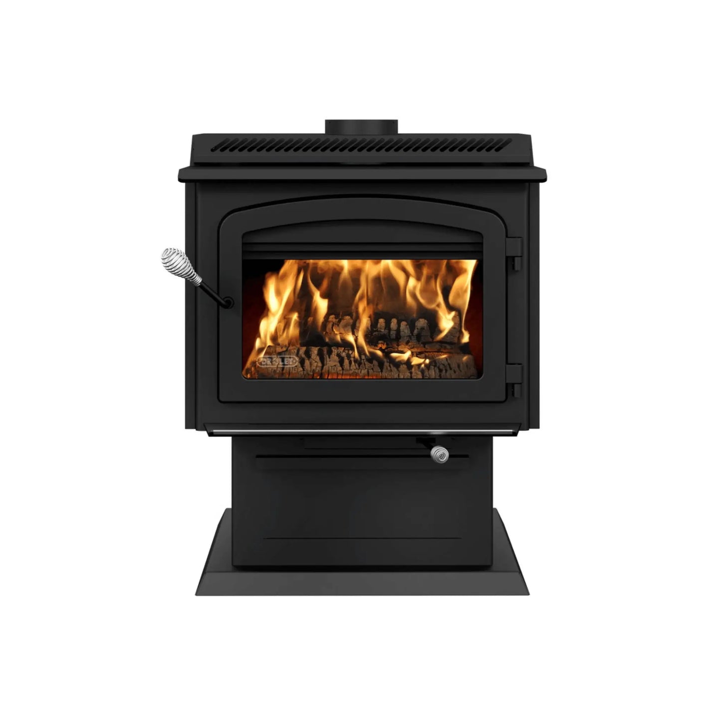 Drolet HT-3000 Wood Stove - Side View
