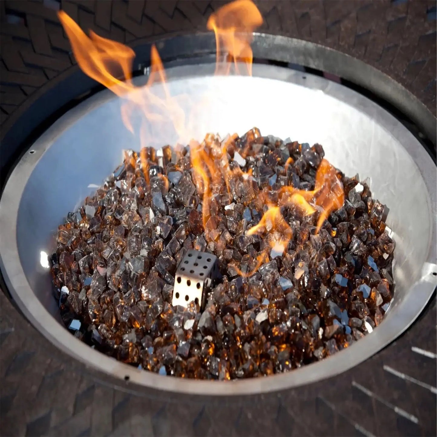 Fire Sense Reflective Fire Glass