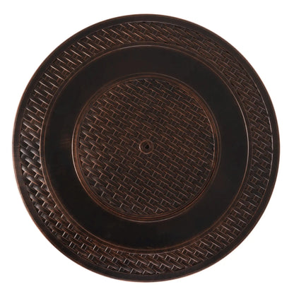 Fire Sense Bellante Woven Aluminum Propane Fire Pit - Detail View