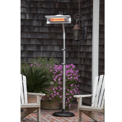Fire Sense Pole Mounted Electric Patio Heater - Lifestyle View