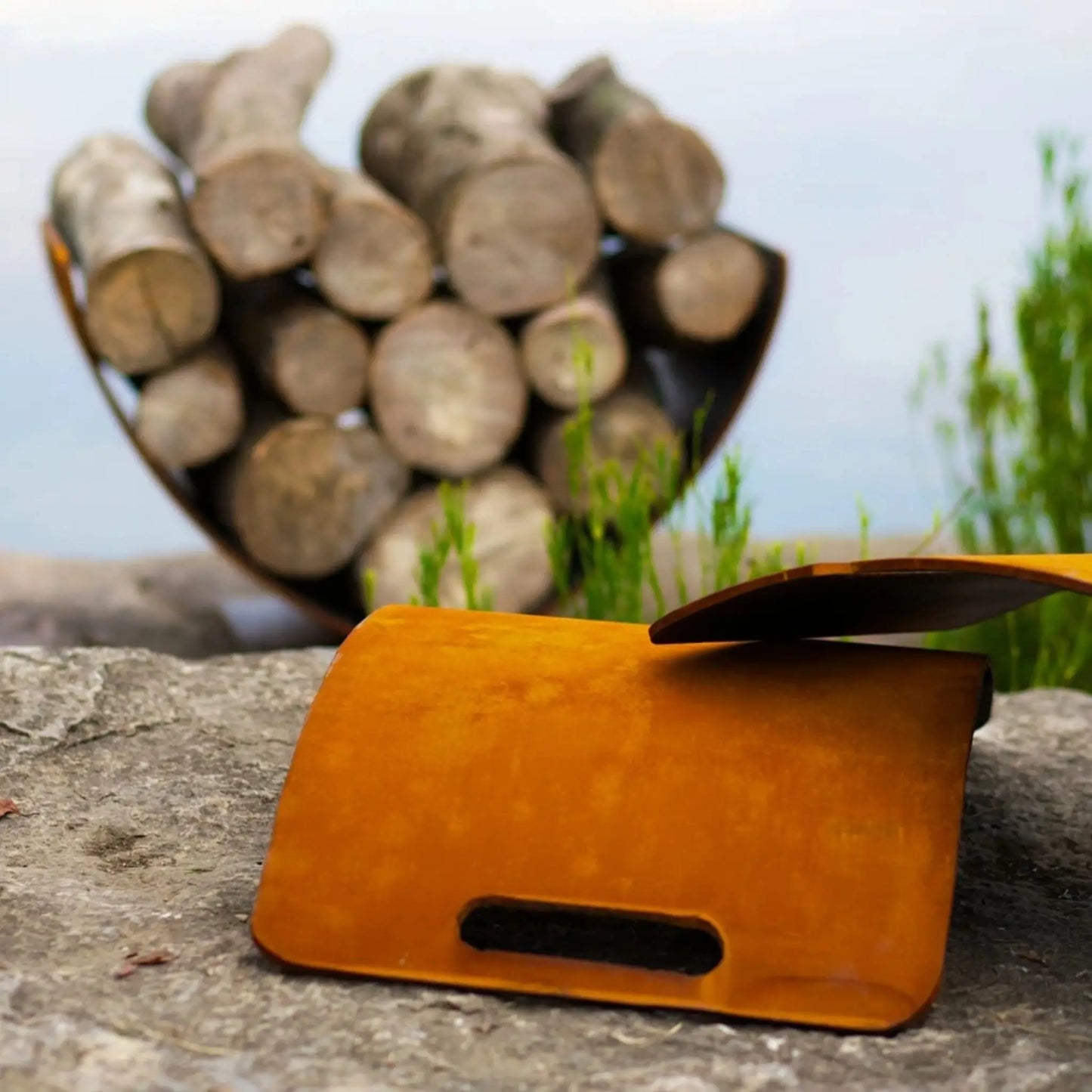 Wings of Flight Outdoor Log Rack