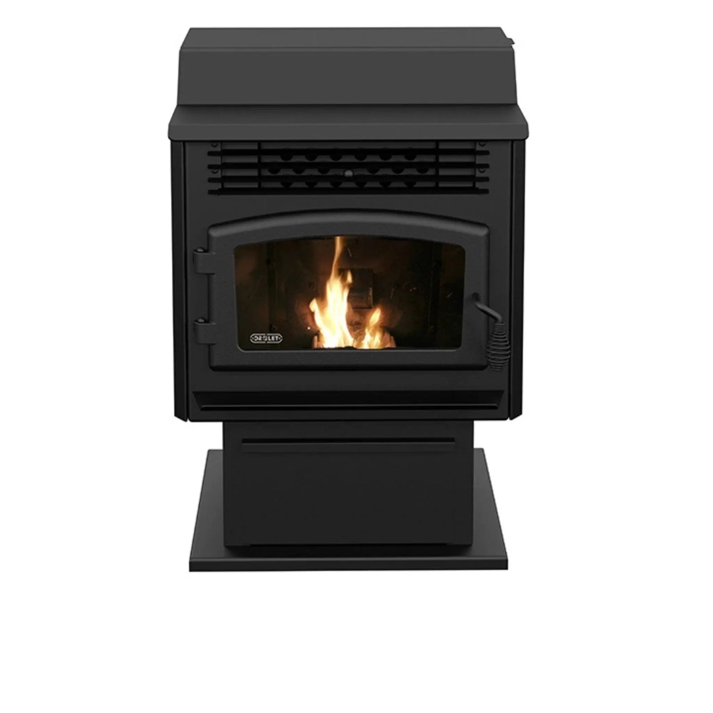 Drolet Eco-55 ST Freestanding Pellet Stove | EPA Certified | 39,260 BTU | 80 lb Hopper | Heats 2,000 Sq Ft