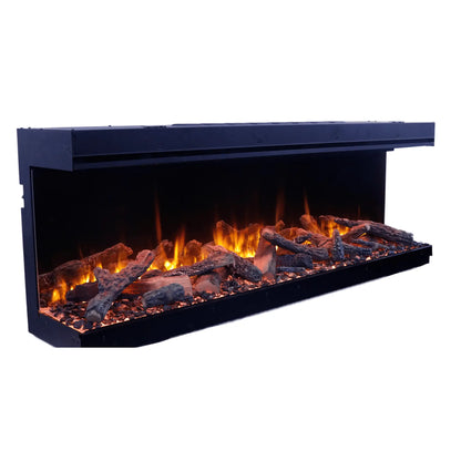 Amantii Fire & Ice LumaForest Electric Fireplace - Lifestyle View