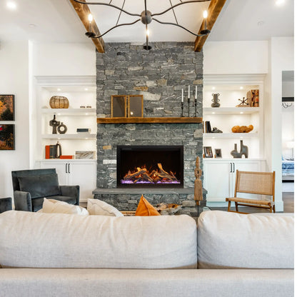 Amantii TRD Lumina Electric Fireplace - Side View