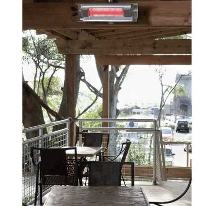 Fire Sense Wall Mounted Electric Patio Heater - Angle View