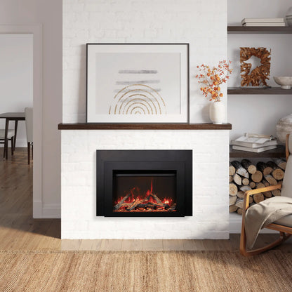 Amantii TRD Insert Electric Fireplace - Side View