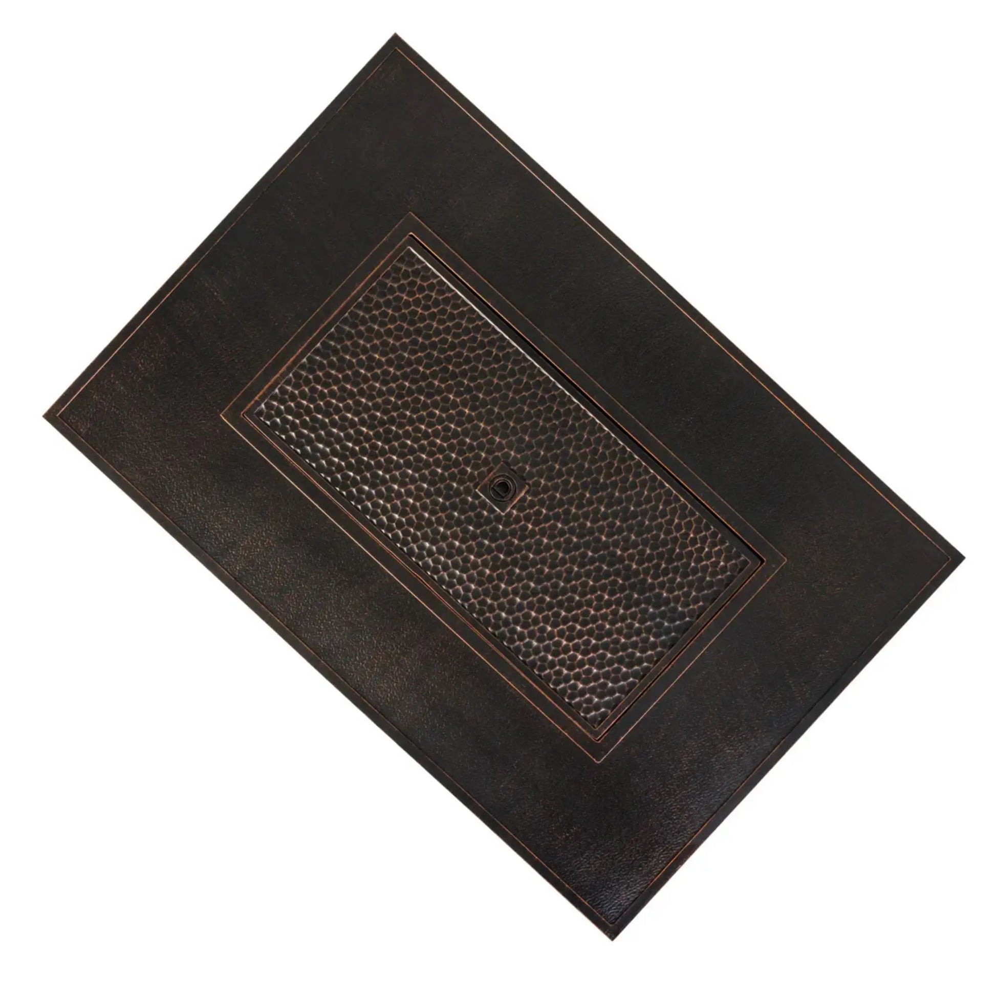 Fire Sense Weyland Rectangle Aluminum Propane Fire Pit - Lifestyle View