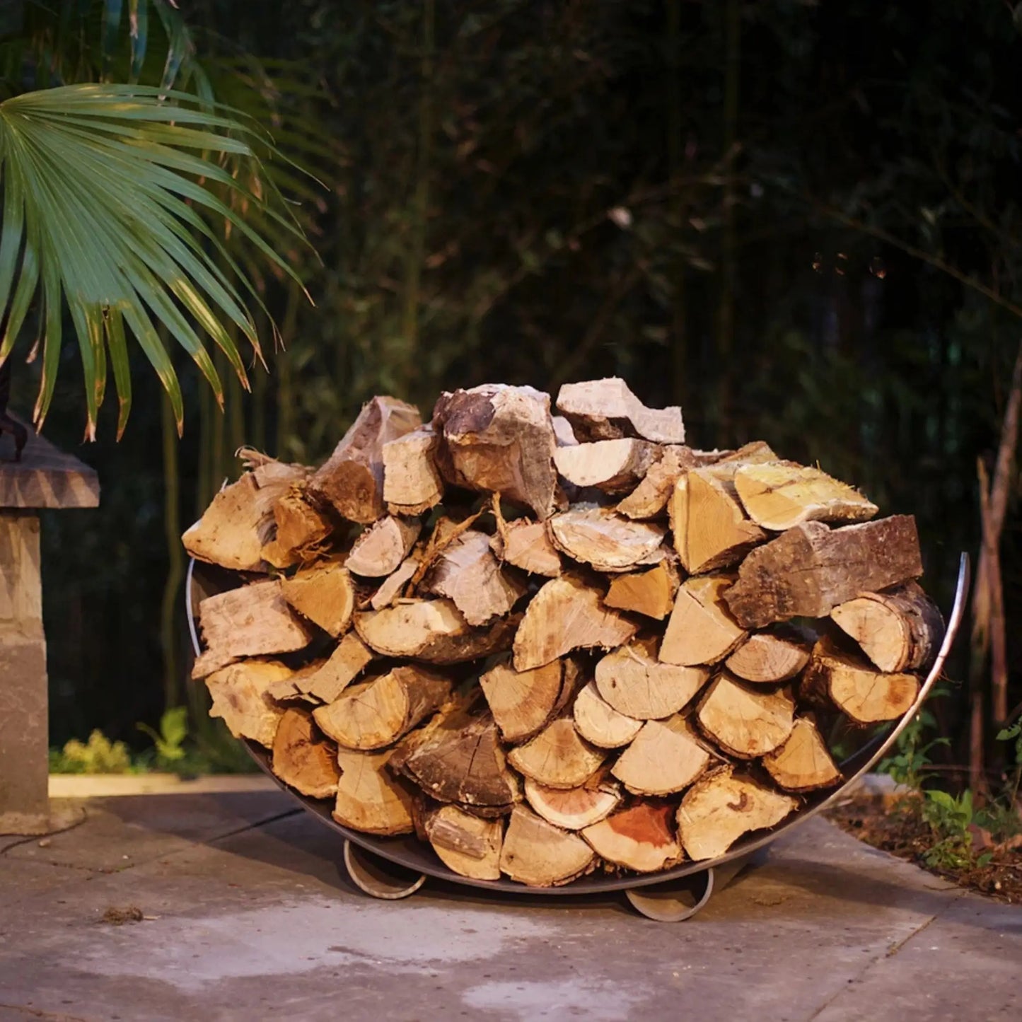 Crescent Outdoor Log Rack