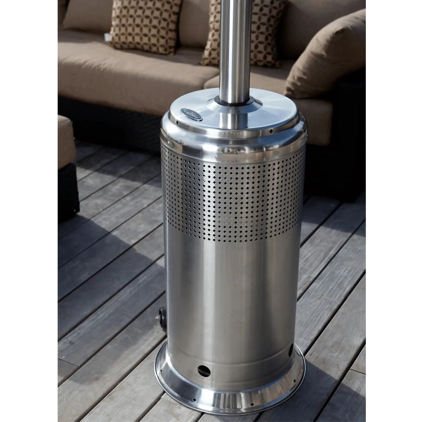 Fire Sense Stainless Steel Pro Series Propane Patio Heater - Detail View