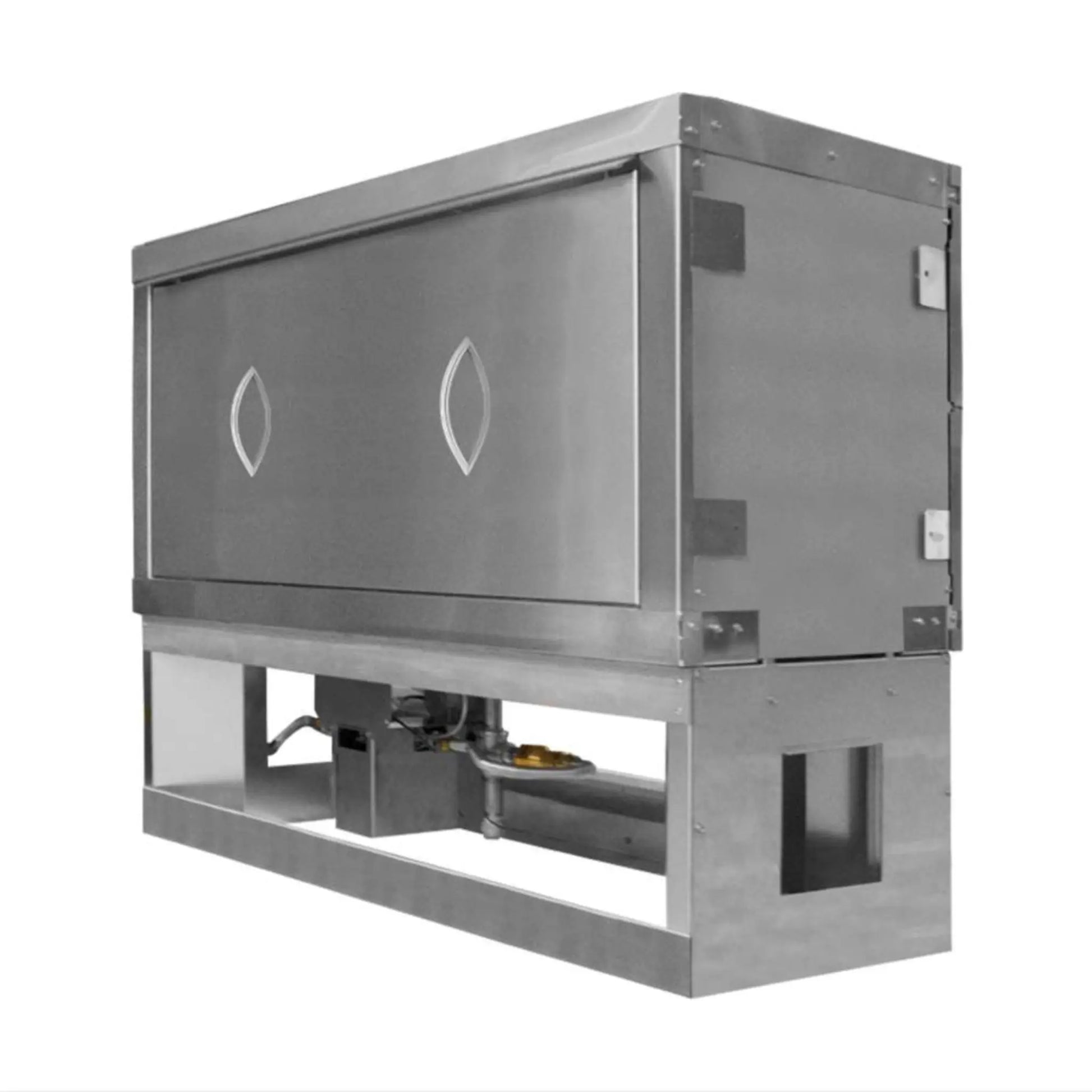 Fire Gear Kalea Bay Weather Cover – 304 Stainless Steel Outdoor Fireplace Cover – Detail View