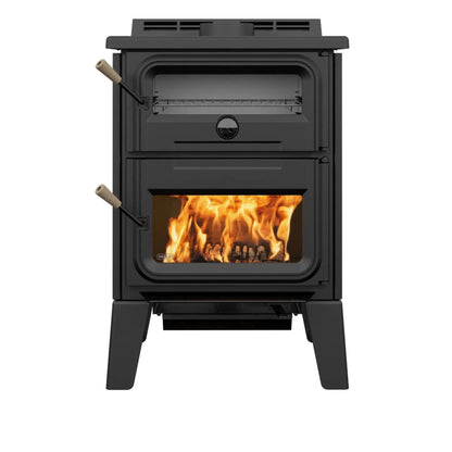 Drolet Bistro Wood Burning Cookstove | EPA Certified | 75,000 BTU | Heats 2,100 Sq Ft