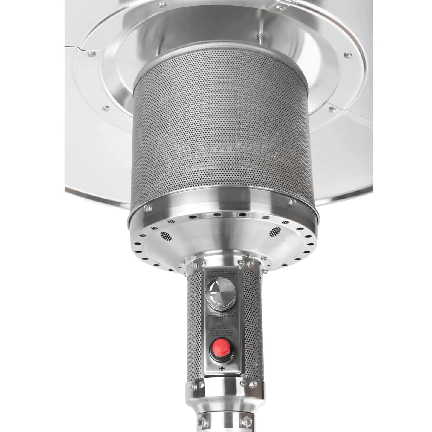 Fire Sense Stainless Steel Pro Series Propane Patio Heater - Side View