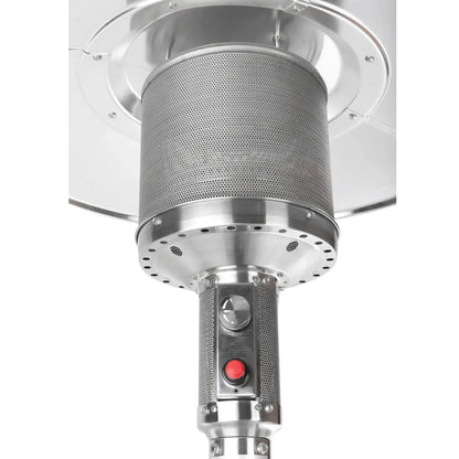 Fire Sense Stainless Steel Pro Series Propane Patio Heater - Side View