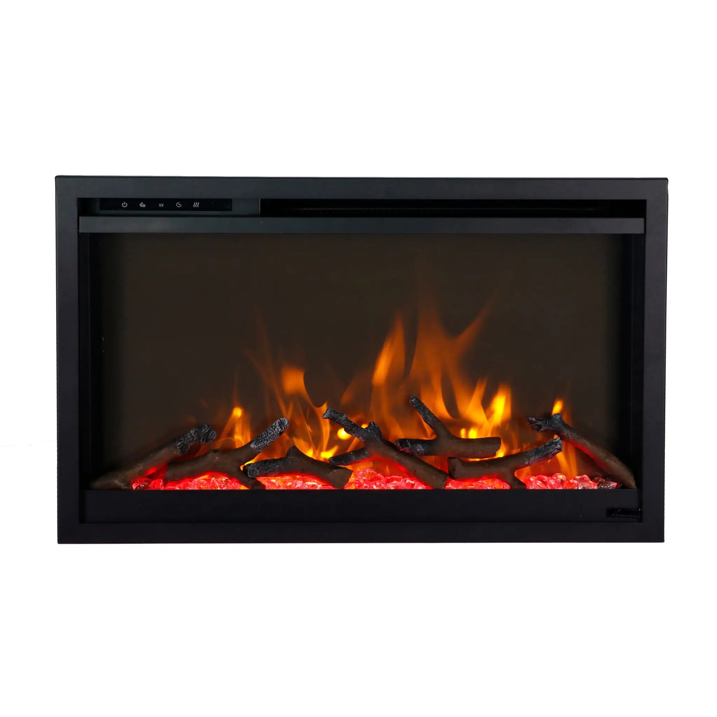 Amantii TRD Xtraslim Electric Fireplace - Detail View