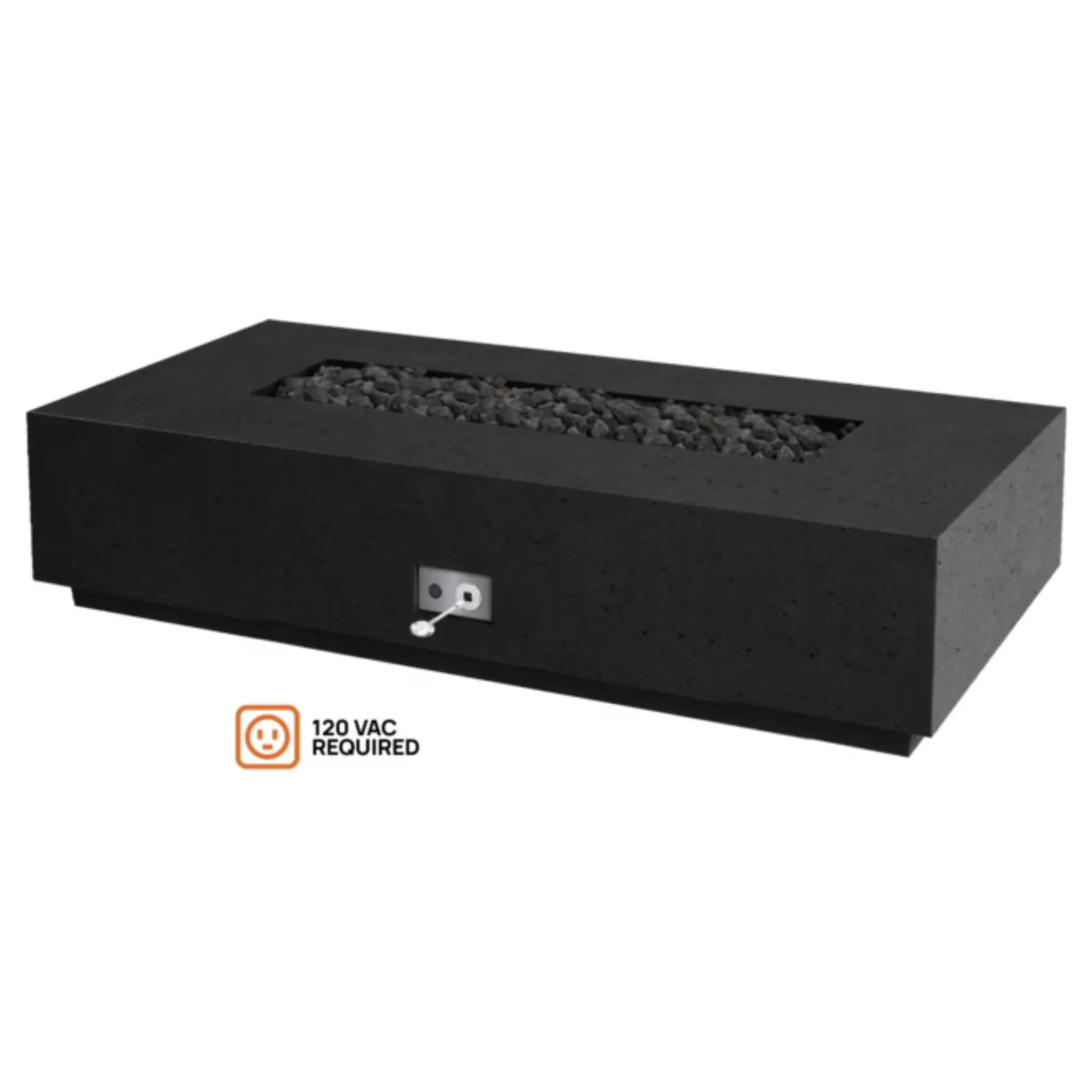 Fire Gear Sanctuary Series 76-Inch GFRC Fire Pit Table - Angle View