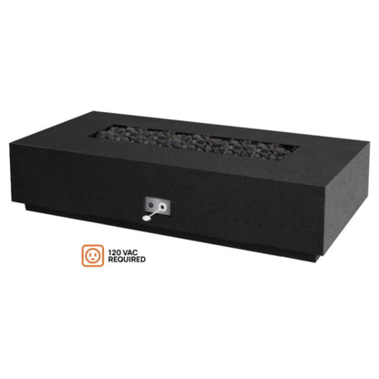 Fire Gear Sanctuary Series 76-Inch GFRC Fire Pit Table - Angle View