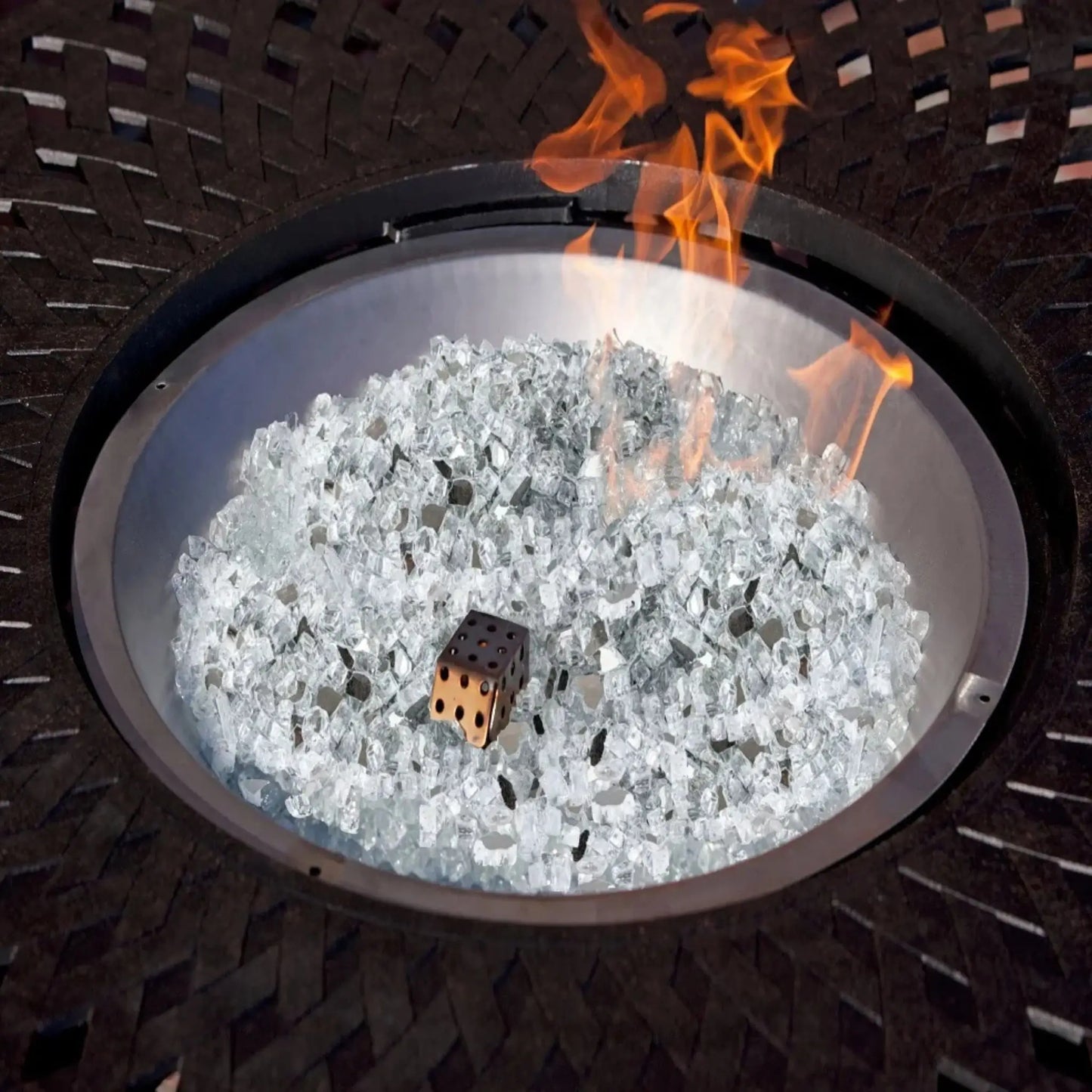 Fire Sense Reflective Fire Glass