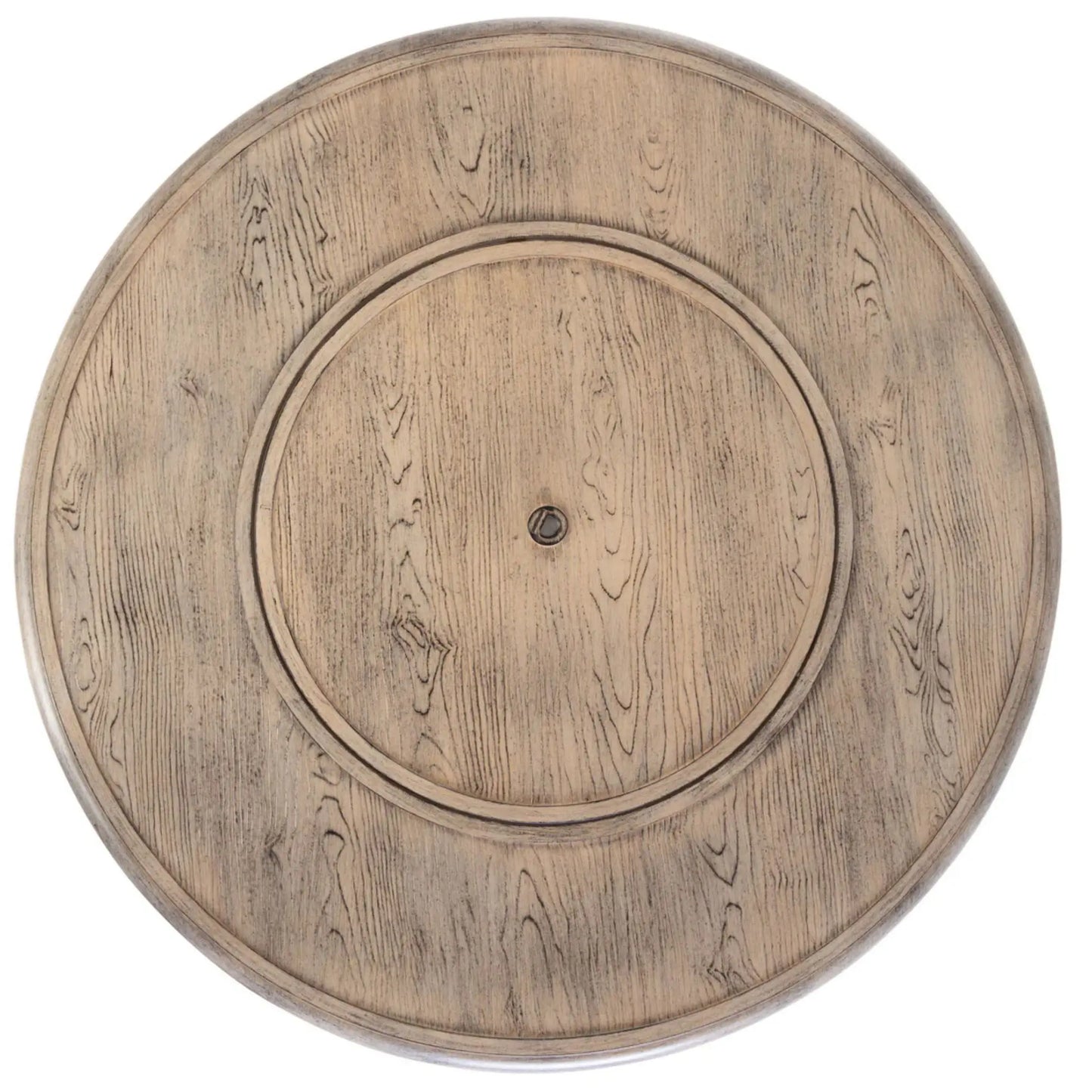 Fire Sense Thatcher Driftwood Round Aluminum Propane Fire Pit - Detail View