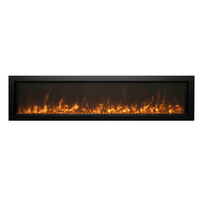 Amantii Symmetry Xtra Slim Smart Electric Fireplace - Detail View