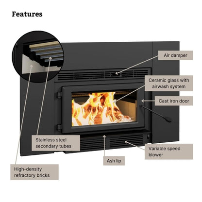 Blue Ridge 150-I Wood Fireplace Insert