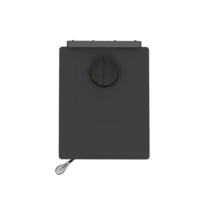 Drolet Escape 1200 N wood stove - top view showing 6 inch flue outlet