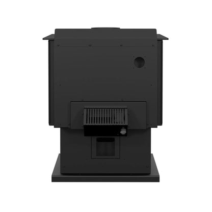Drolet Heritage Wood Stove with Blower - Installed in Living Space