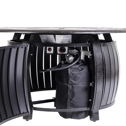 Fire Sense Grand Cooper Propane Fire Pit - Feature Detail
