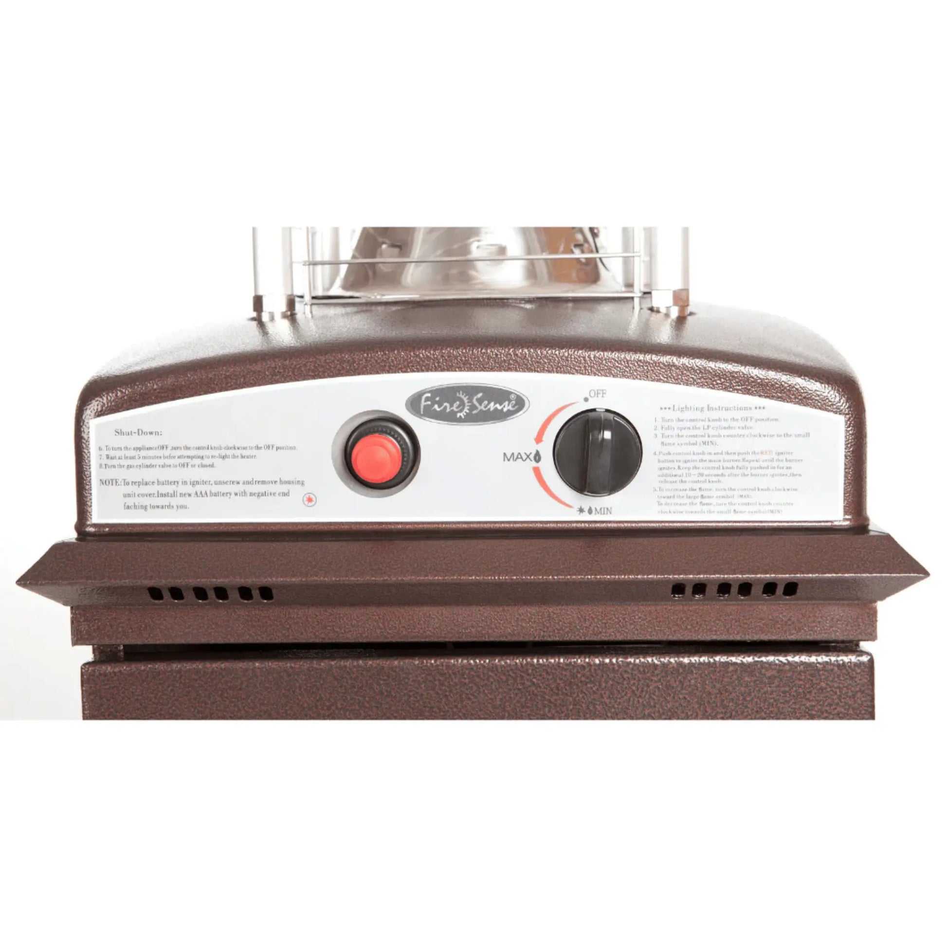 Fire Sense Square Flame Propane Patio Heater - Feature Detail
