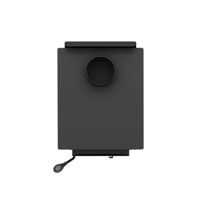 Drolet Deco Nano Wood Stove - Dimensions and Clearances Diagram