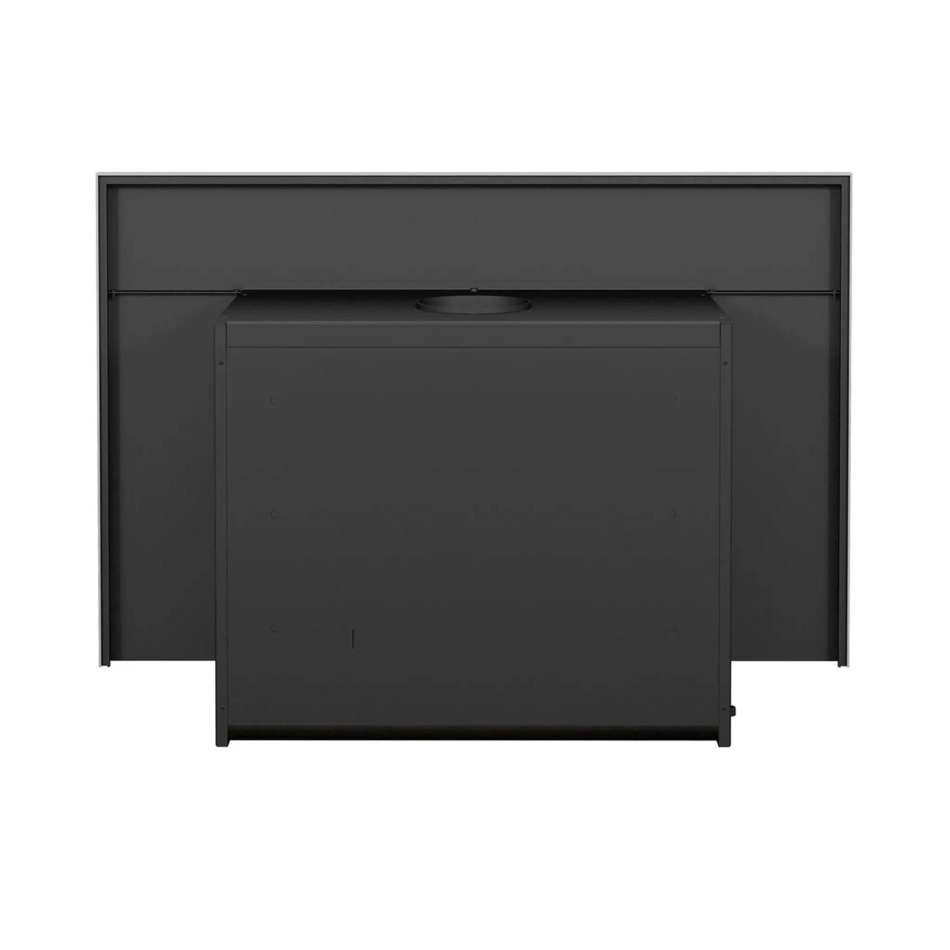 Drolet Escape 1800-I Wood Fireplace Insert - Side Angle View