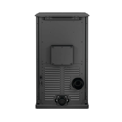 Drolet ECO-65R Freestanding Pellet Stove | EPA Certified | 50,800 BTU | 125 lb Hopper | Heats 2,600 Sq Ft