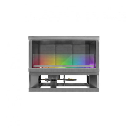 Kalea Bay Outdoor Fireplace - Angle View