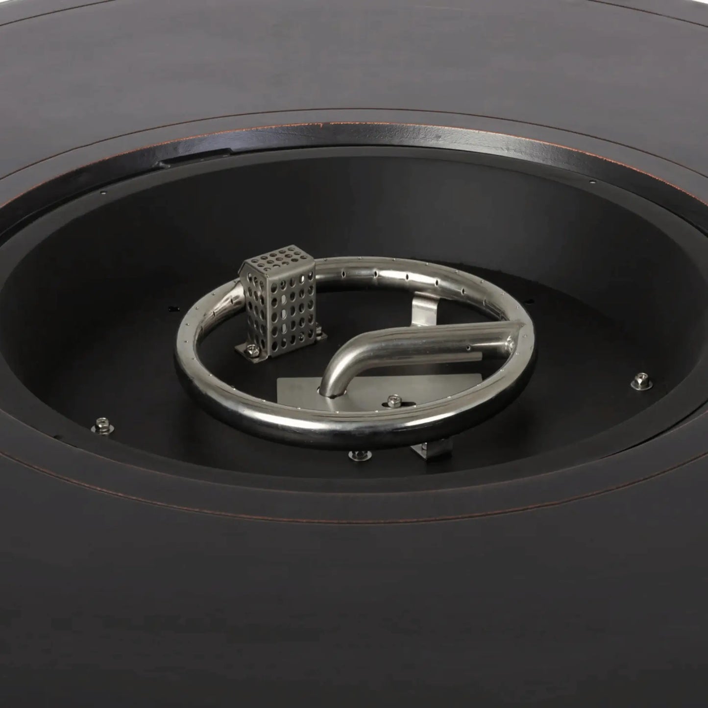 Fire Sense Bellante Woven Aluminum Propane Fire Pit - Feature Detail