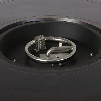 Fire Sense Bellante Woven Aluminum Propane Fire Pit - Feature Detail